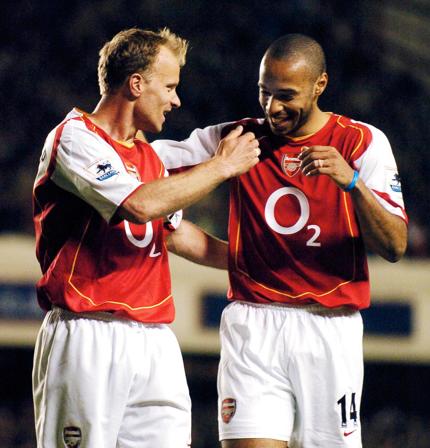 Dennis Bergkamp och Thierry Henry.