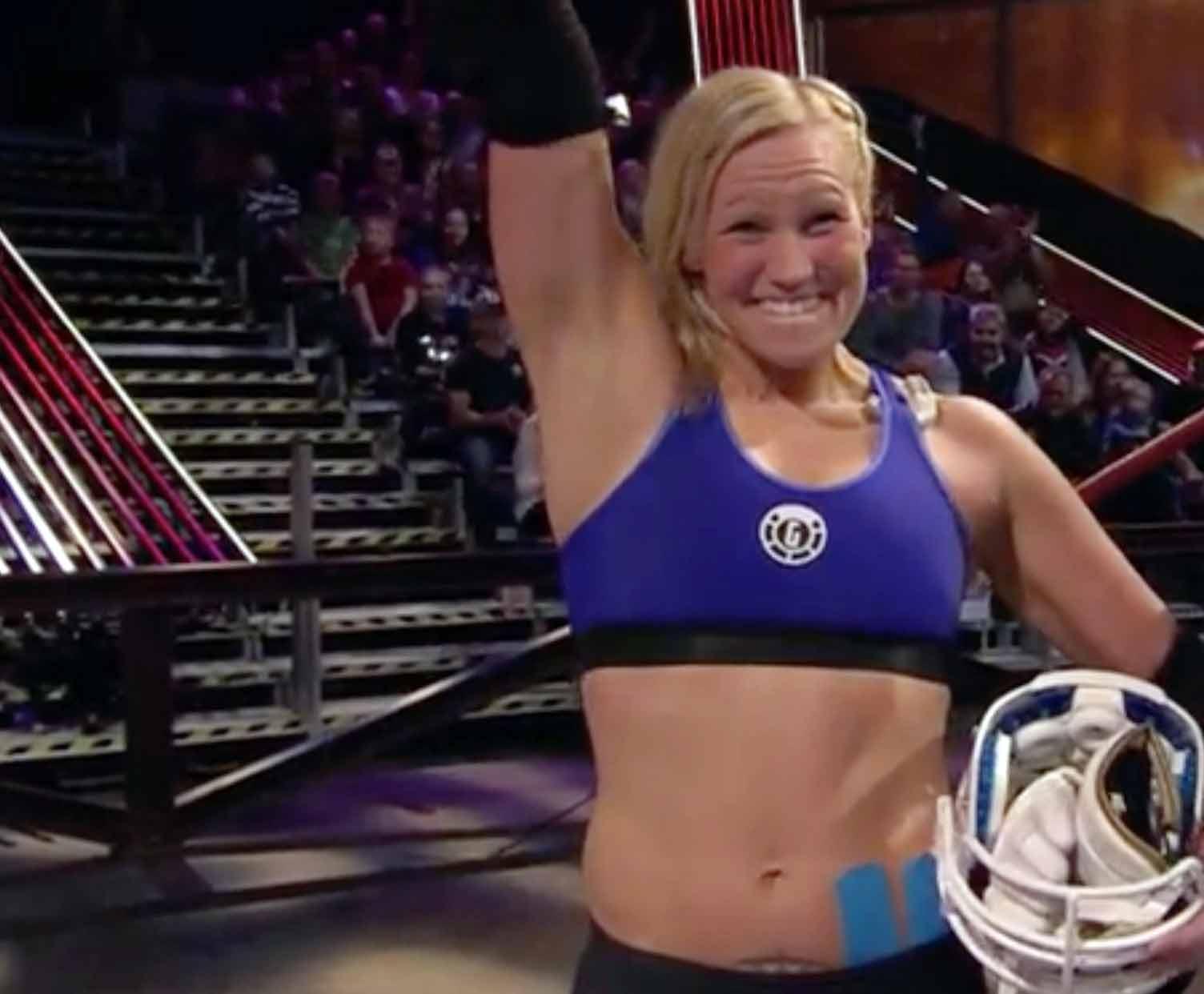 Sandra Nordin vann sin deltävling i ”Gladiatorerna”.