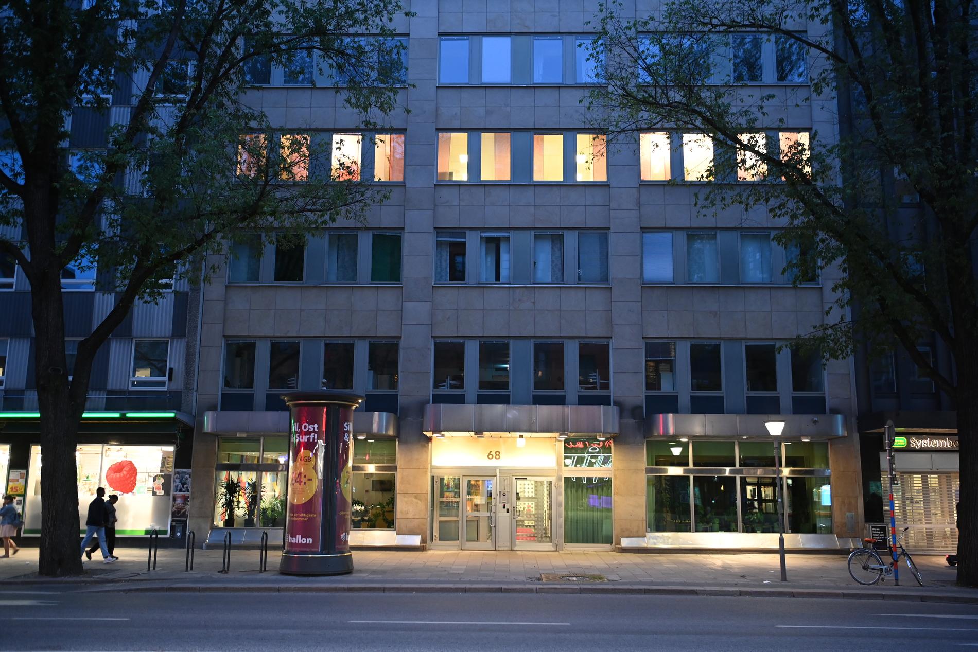 S-högkvarteret på Sveavägen i centrala Stockholm.