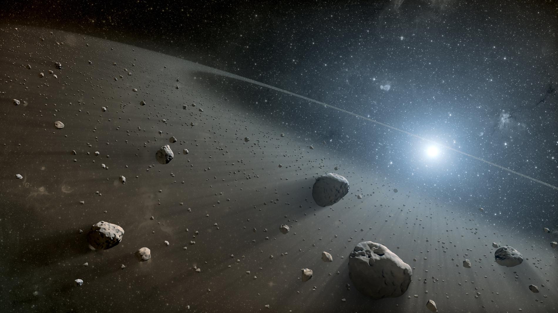 En del asteroider i vårt inre solsystem har sitt ursprung på helt andra platser. Arkivbild.
