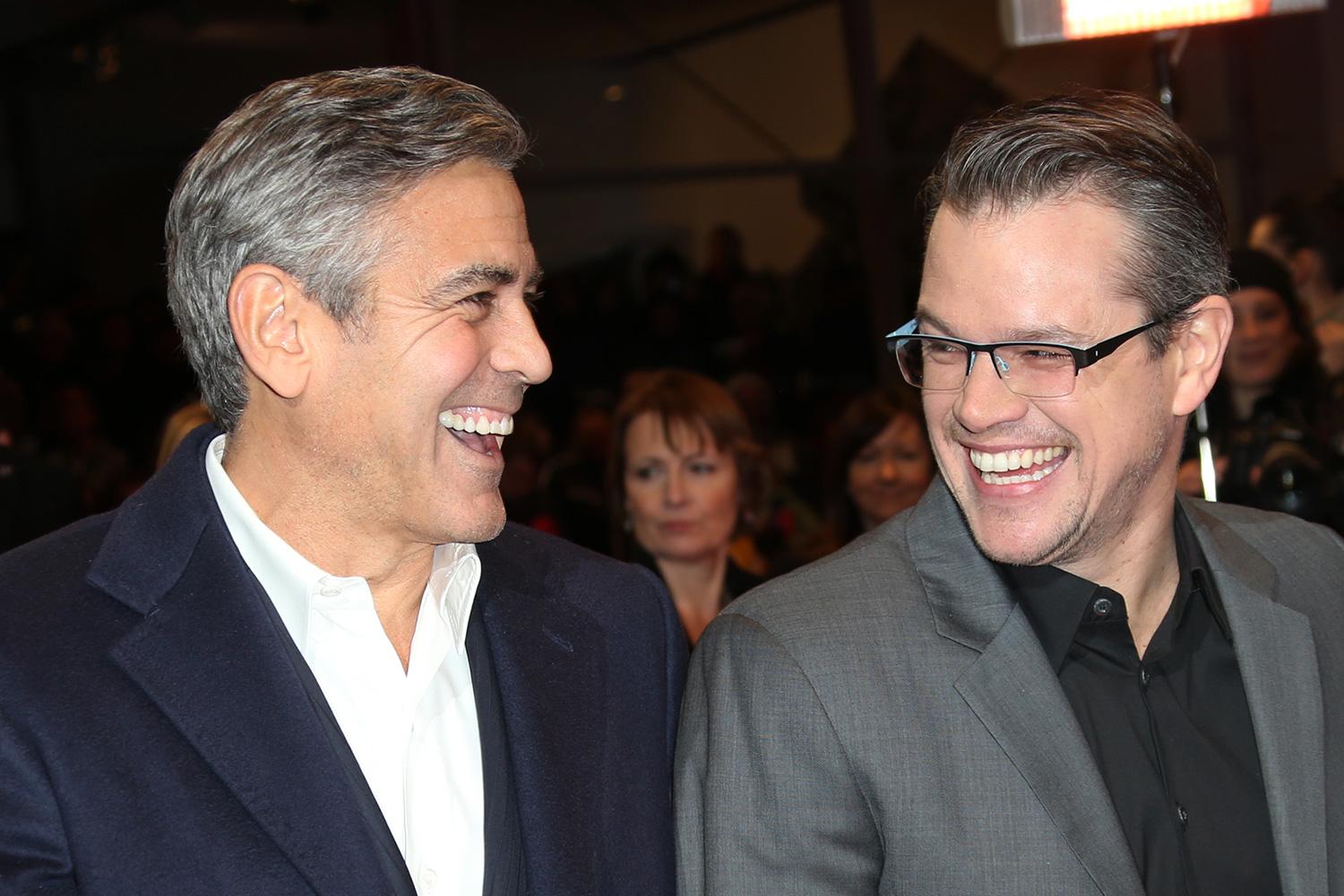 Skoj med bröllop!  Matt Damon blir George Clooneys best man.