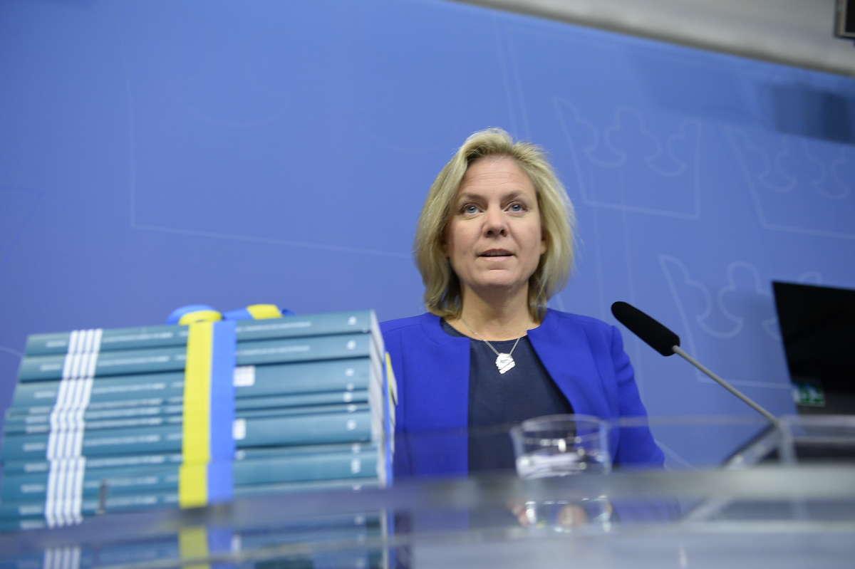 Magdalena Andersson, finansminister.