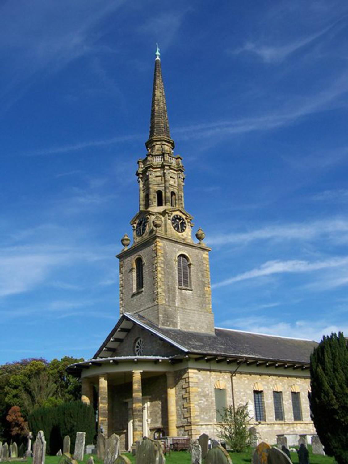 St Lawrence-kyrkan i Kent, Storbritannien.