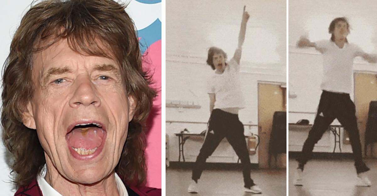 Mick Jagger bjuder på ”Moves like Jagger”.