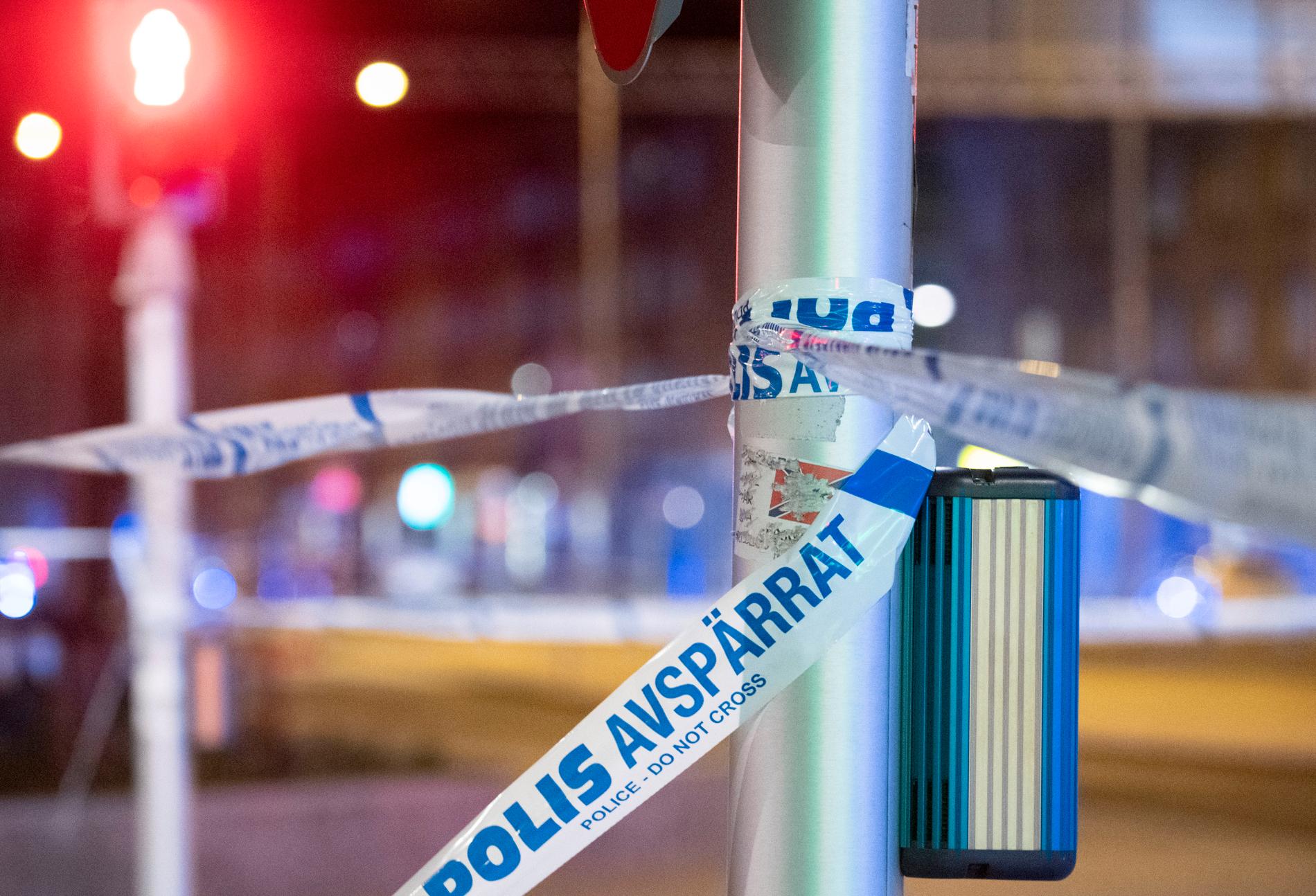 Polisen är på plats i Göteborg efter en explosion. Arkivbild.