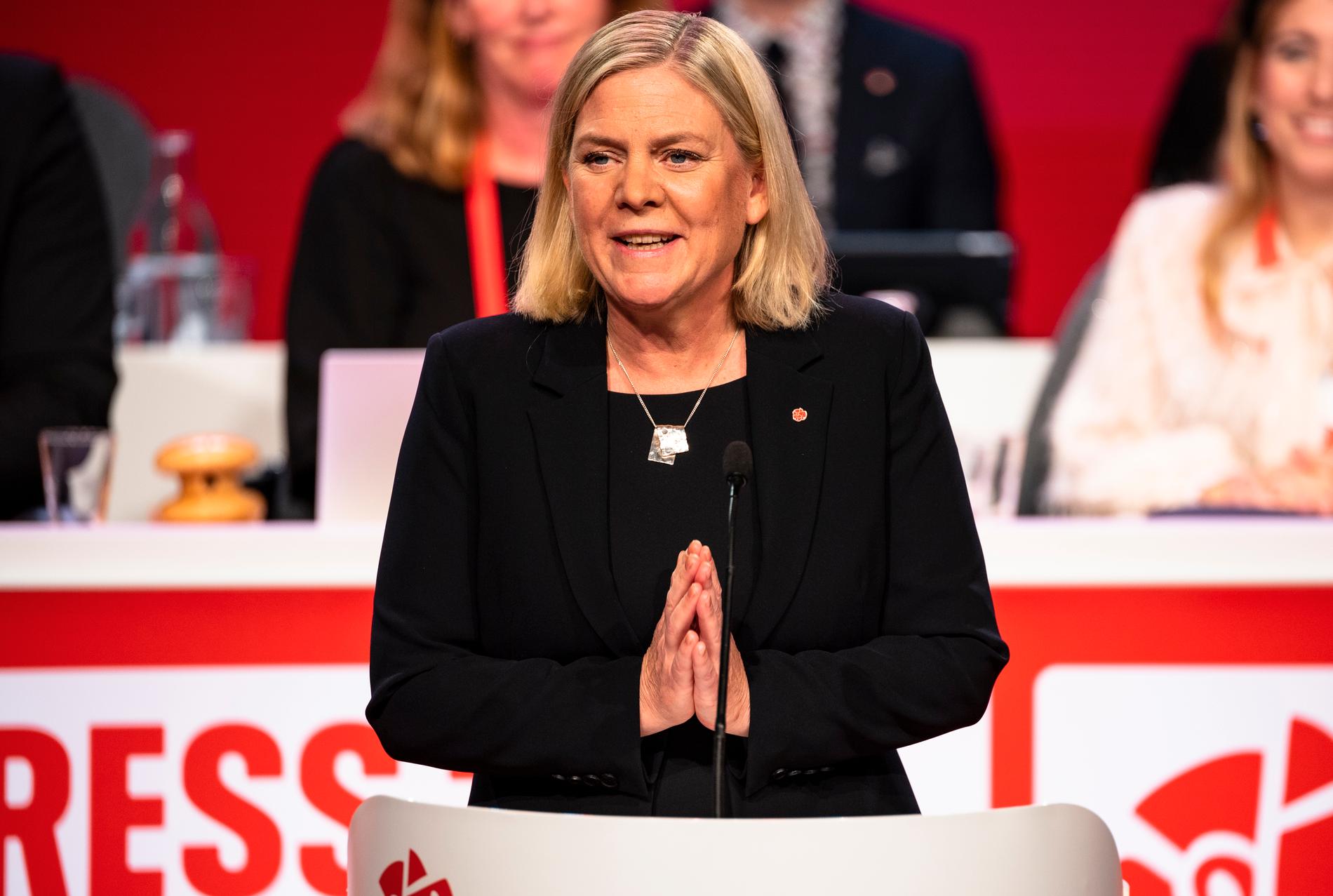 Magdalena Andersson valdes i helgen till ny partiledare.