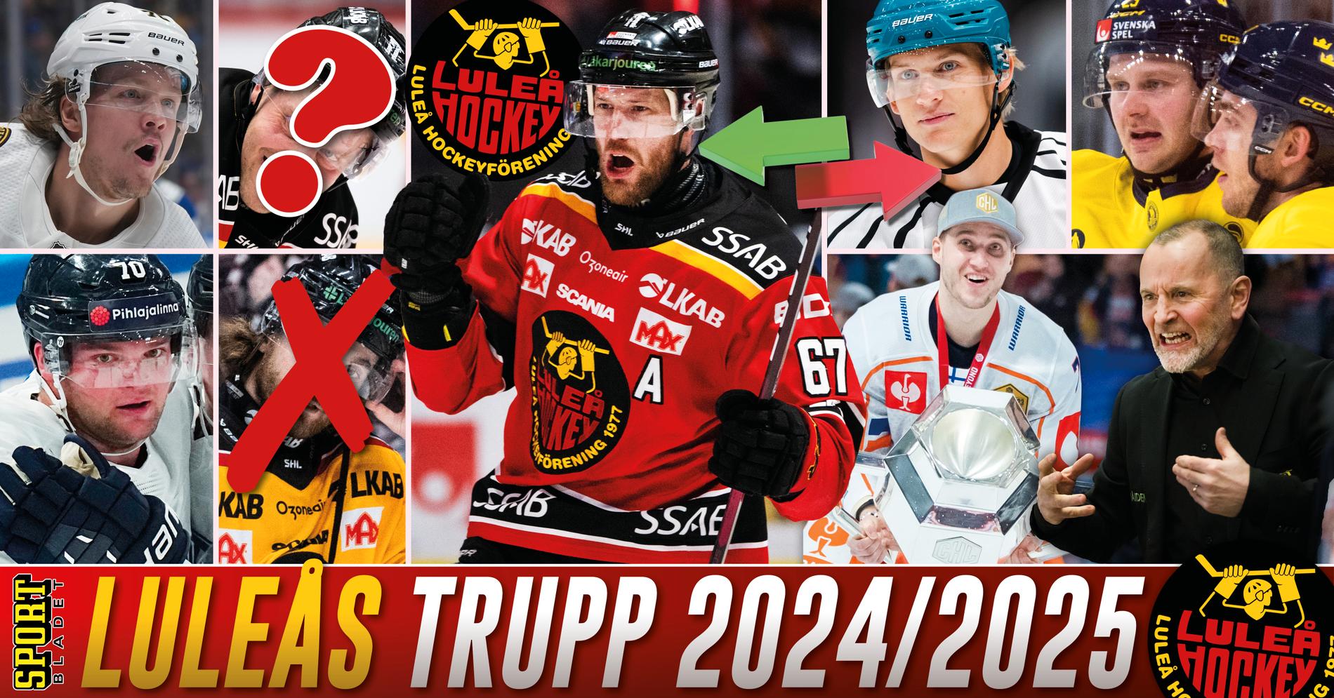 Luleå Hockey: Silly season 2024/2025: Så ska Luleå bygga om