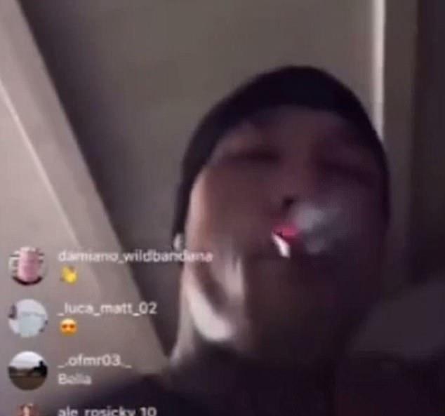 På nyårsafton lade Radja Nainggolan, 29, upp en video på sin Instagram när han rökte och sa att han var ”aspackad”.