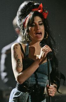 Amy Winehouse på MTV-galan i München.
