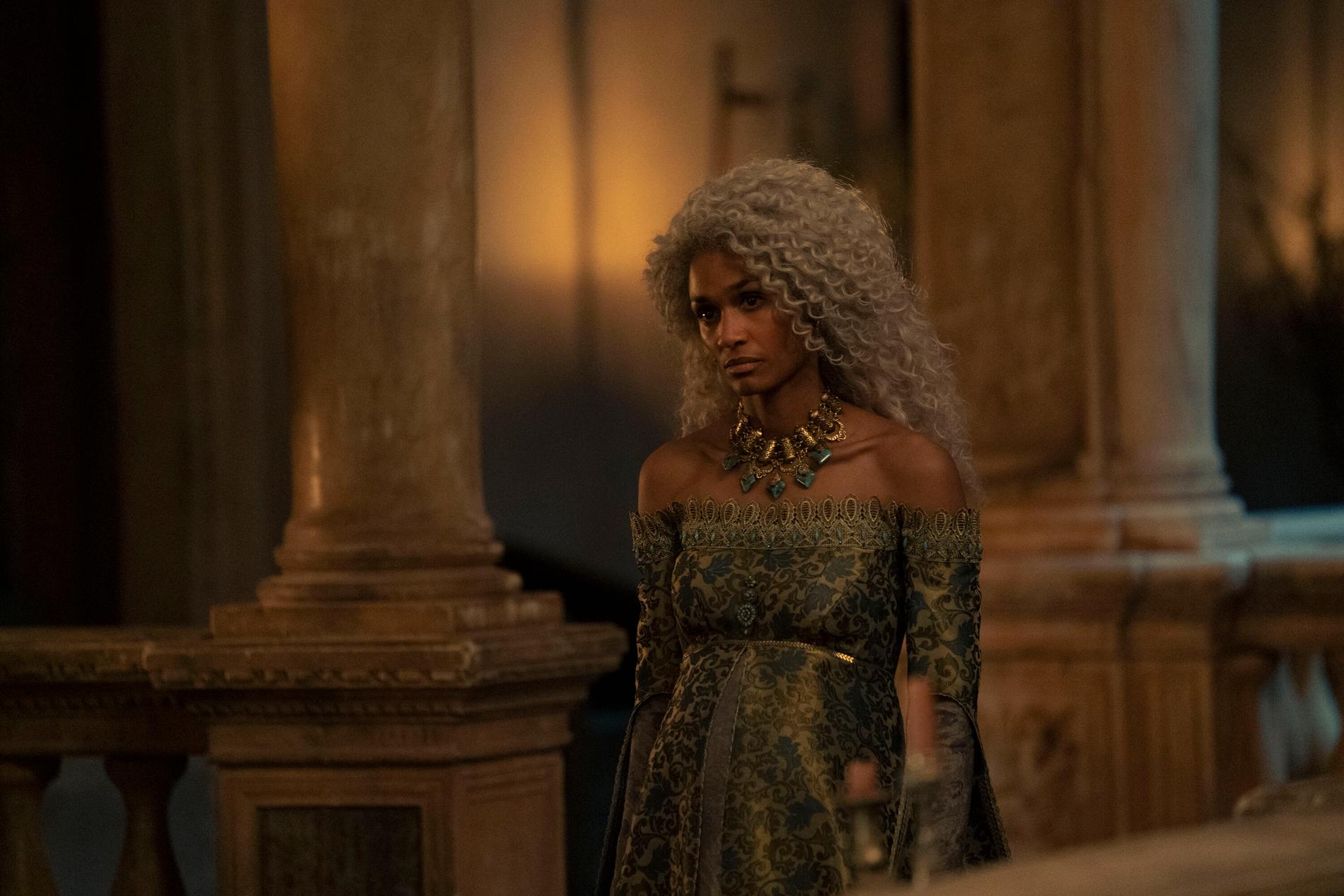 Nanna Blondell som Leana Velaryon i ”House of the dragon”