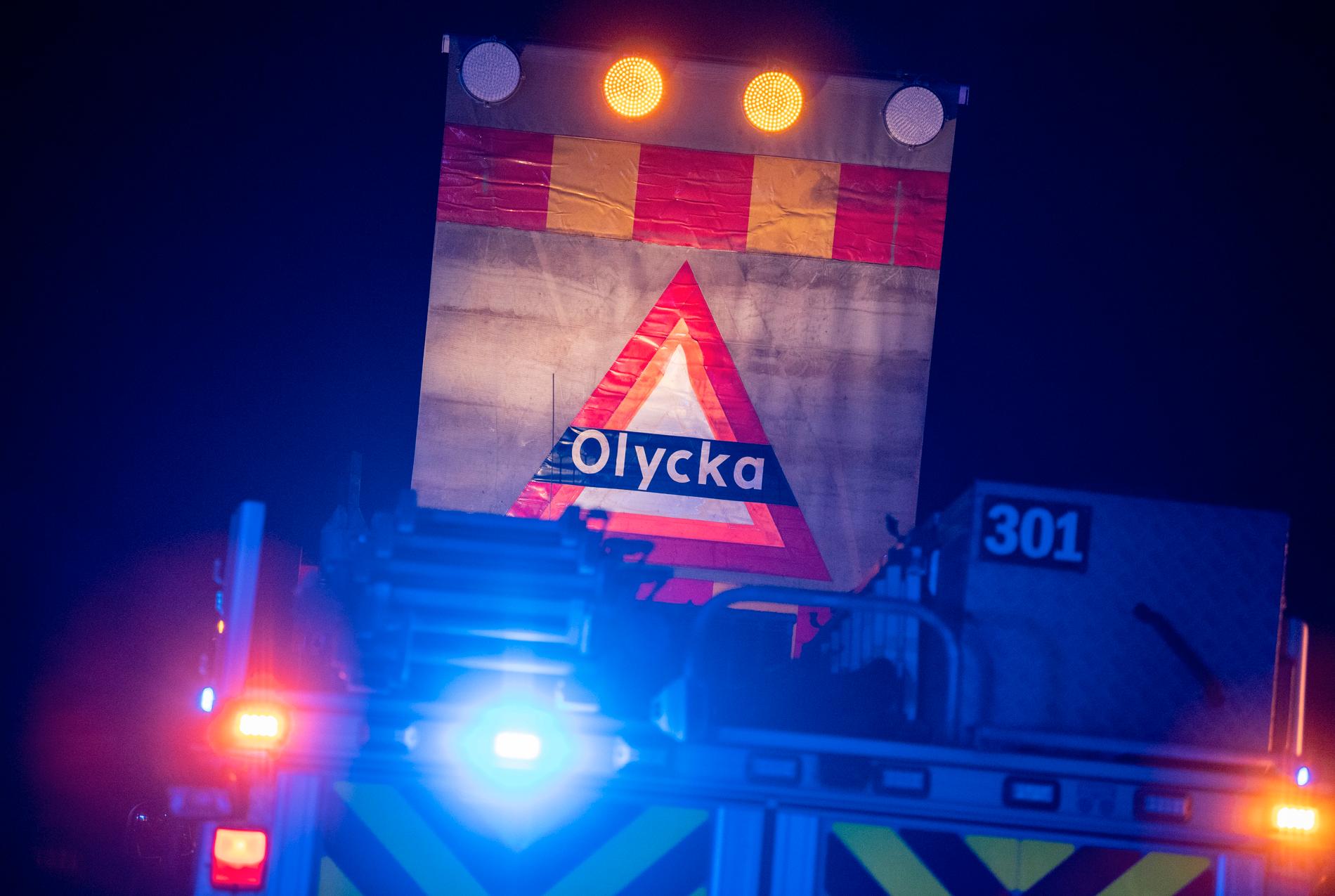 En person har förts till sjukhus efter en arbetsplatsolycka i Strömsund. Arkivbild.