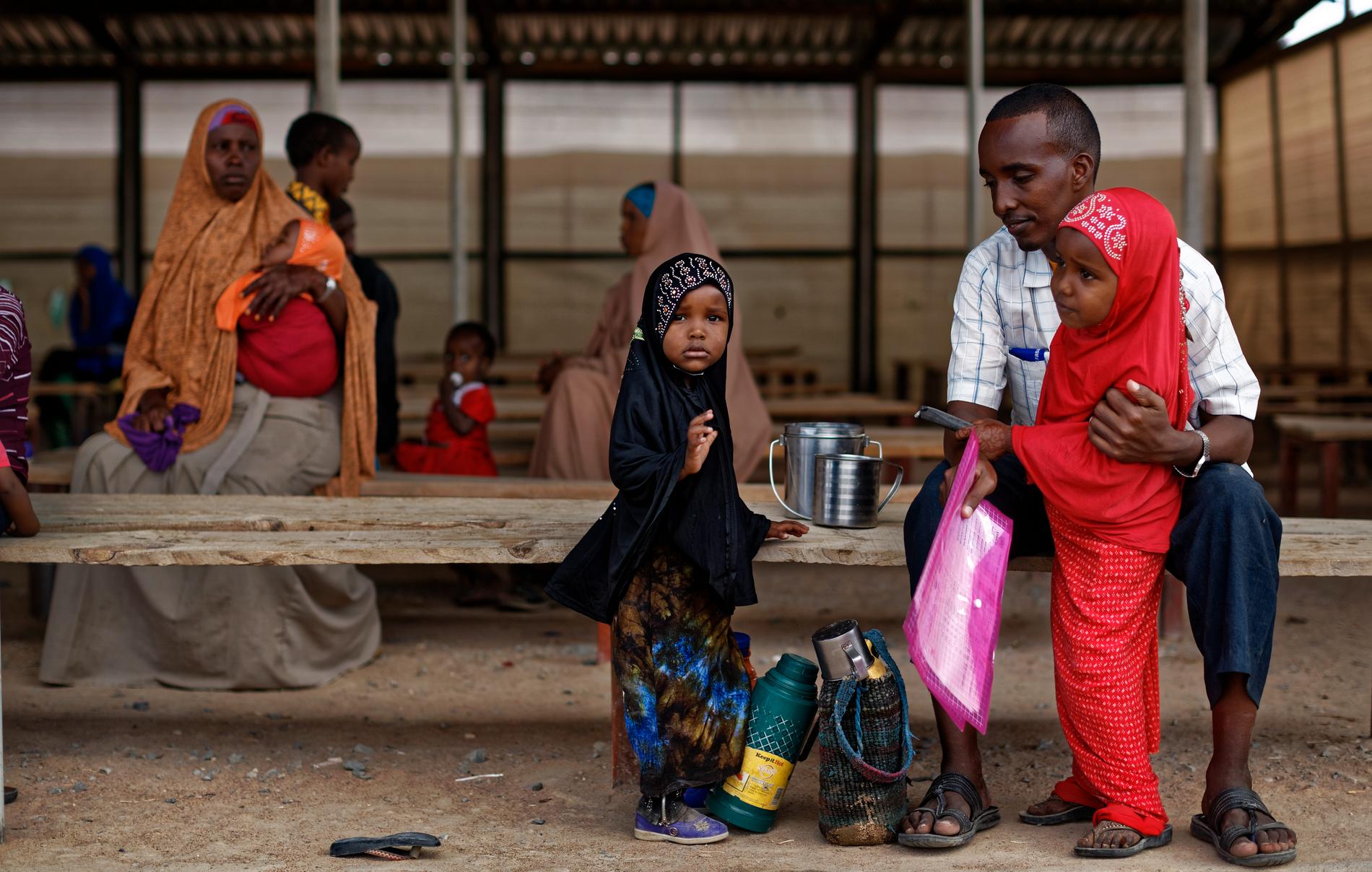 Barn i flyktinglägret Dadaab i Kenya. Arkivbild.