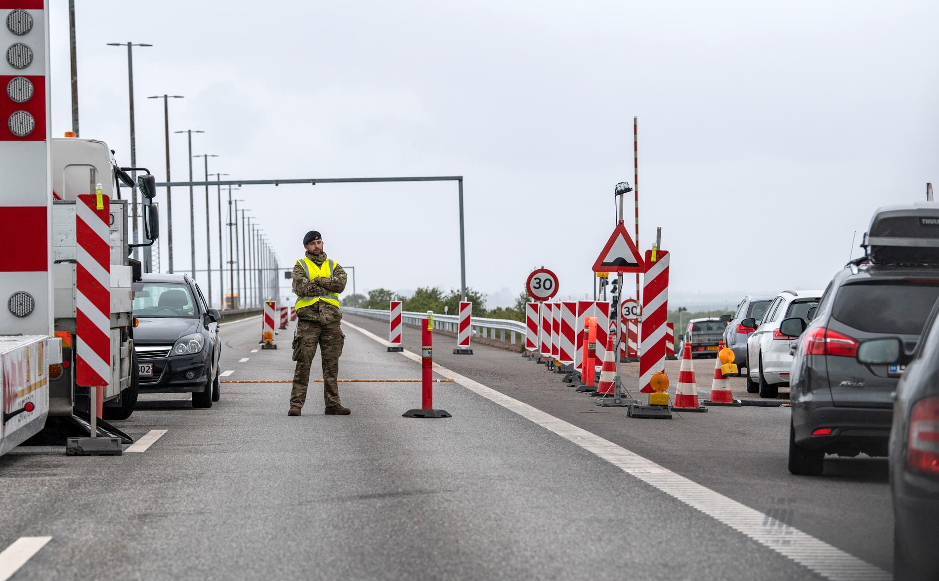 Danmark fortsätter med sina gränskontroller. Arkivbild.