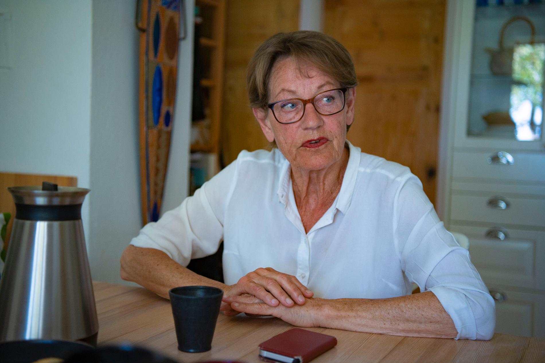 Gudrun Schyman sitter i kommunfullmäktige i Simrishamn. Sedan valet representerar hon det nystartade partiet Klimatinitiativ Simrishamn.