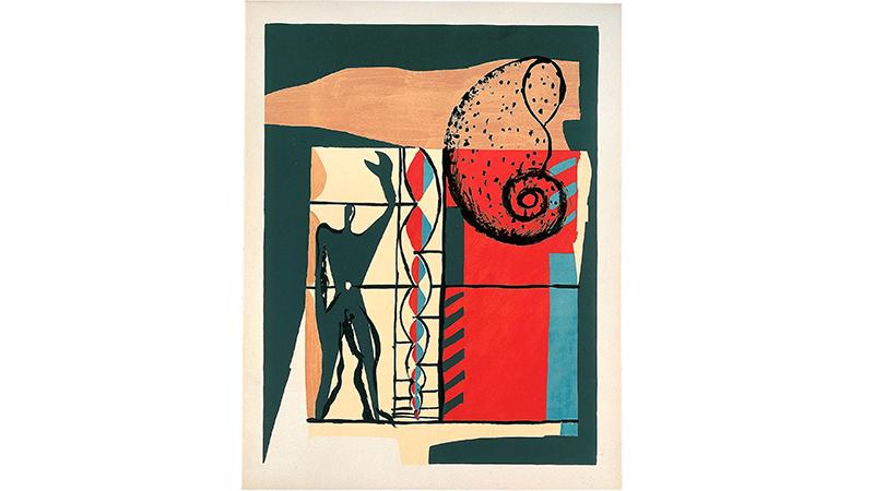 Dikten om de rätvinkliga plattorna 6, 1955 © Le Corbusier