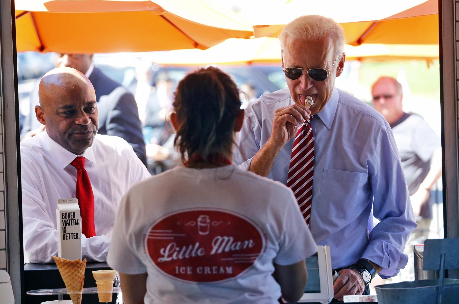 Joe Biden och glassen.