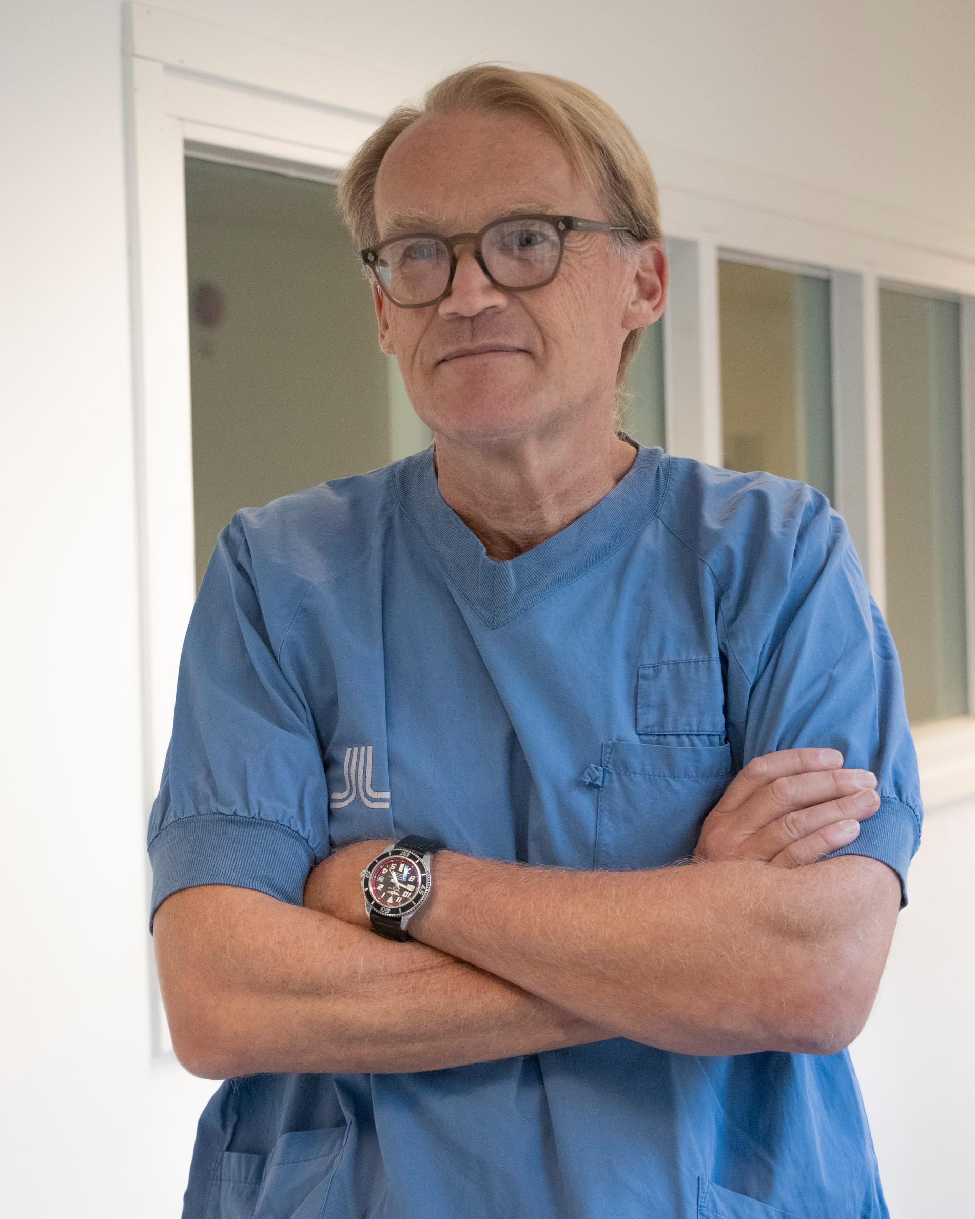 Johan Styrud, överläkare på Danderyds sjukhus. 