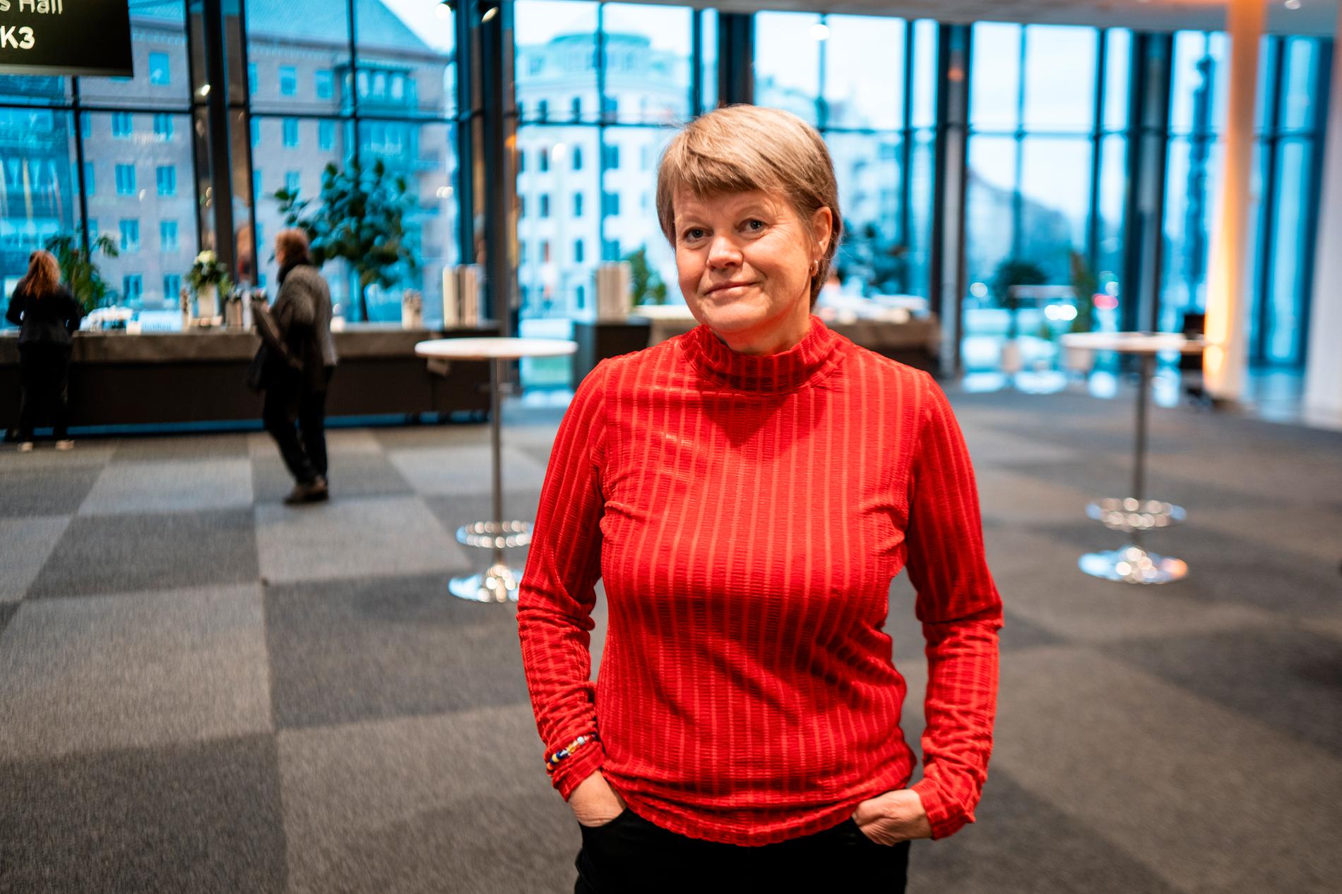 Ulla Andersson, ekonomisk-politisk talesperson för Vänsterpartiet. 
