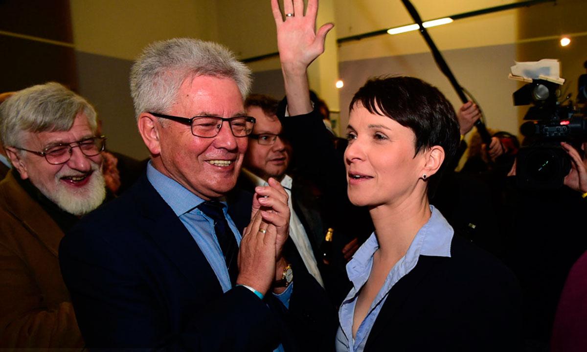 Frauke Petry, partiledare för  ”Alternativ för Tyskland”.