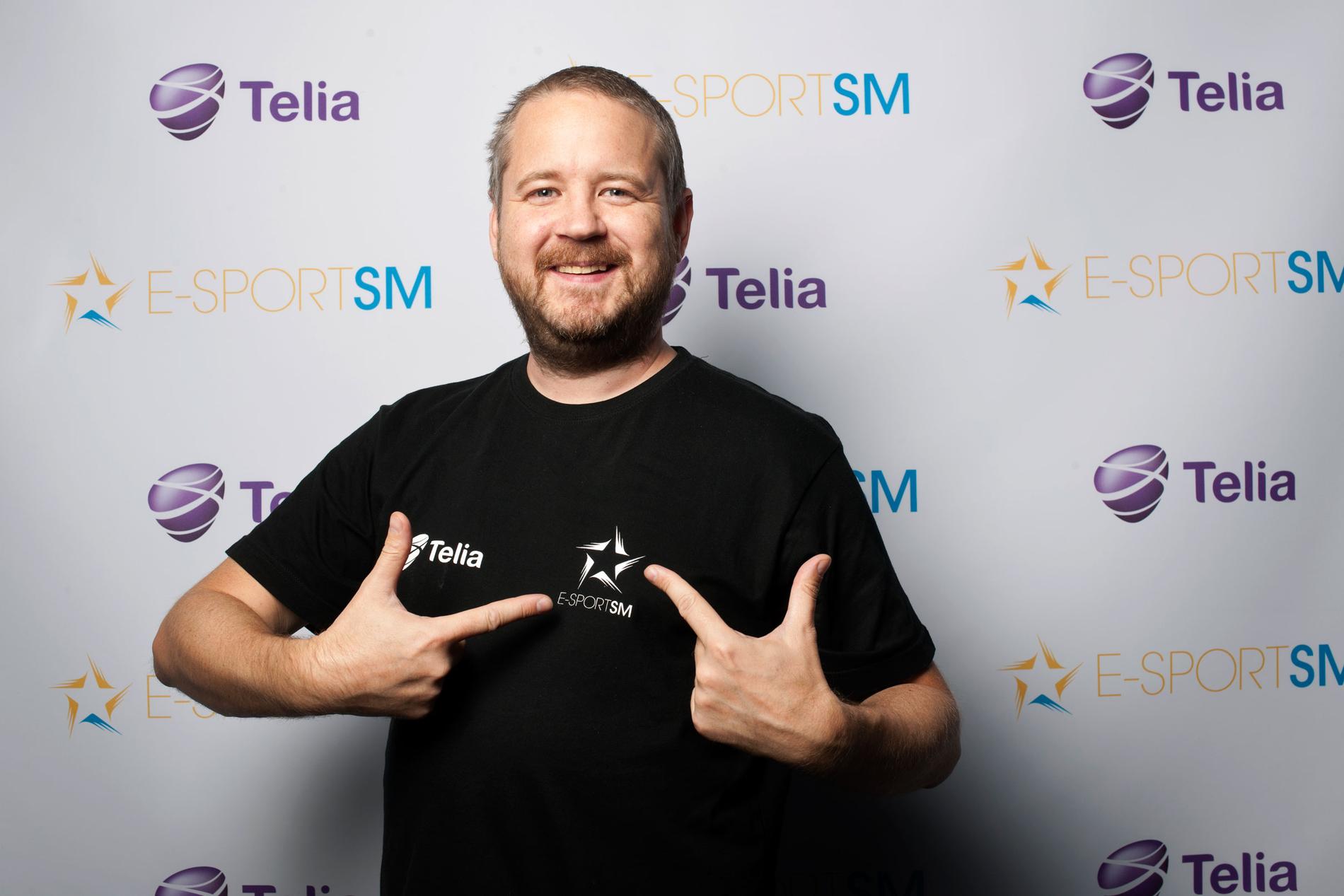Fredrik Nyström, projektledare för e-sport-SM.