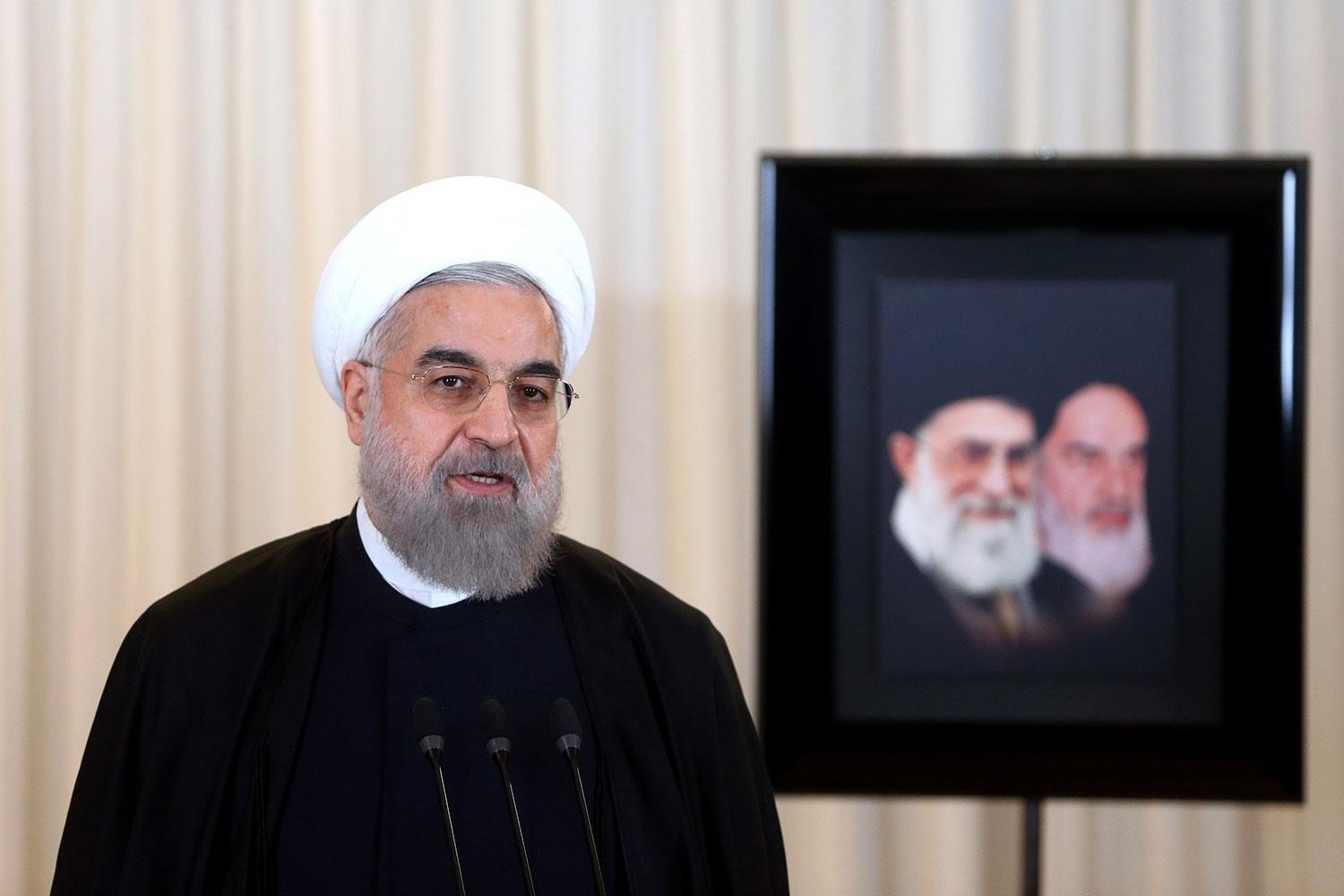 Irans utrikesdepartementet uppger att Saudiarabien kommer att få ”betala dyrt”. På bilden: Irans president Hassan Rouhani.