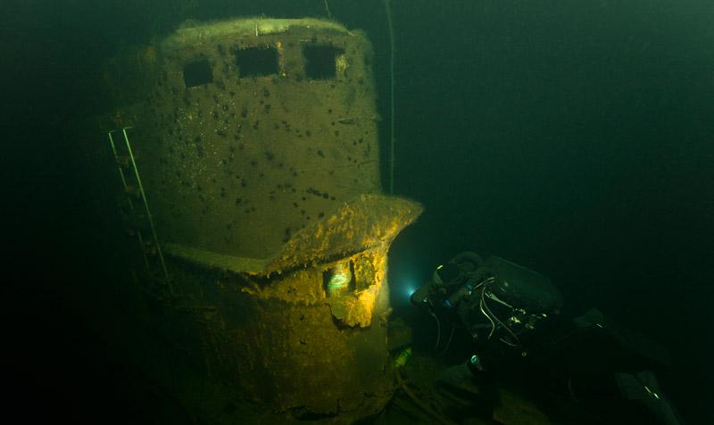 Mystiskt vrak Ubåten ligger på havsbotten utanför Gotland.