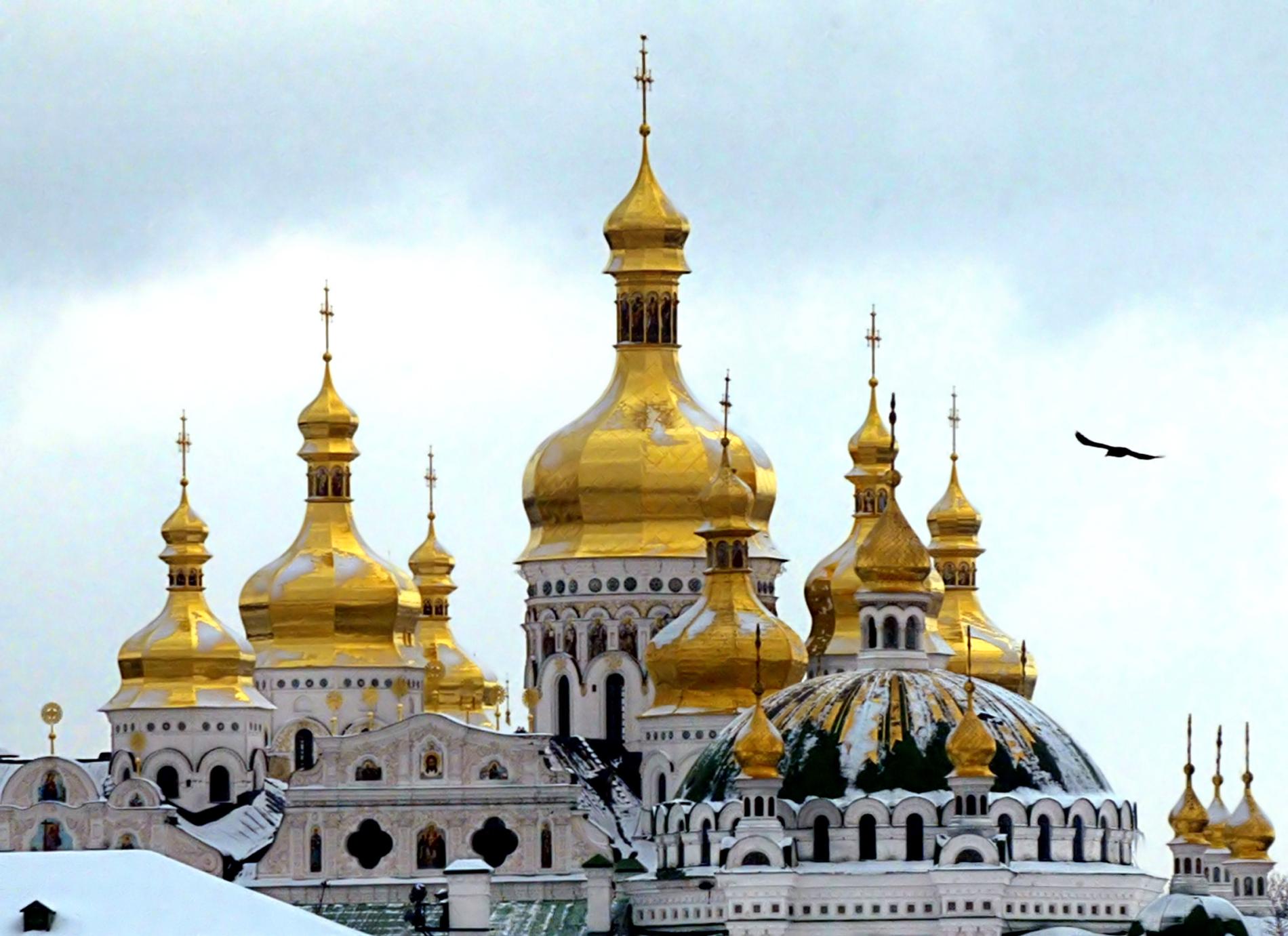 Petjerskaklostret i Ukrainas huvudstad Kiev. Arkivbild.