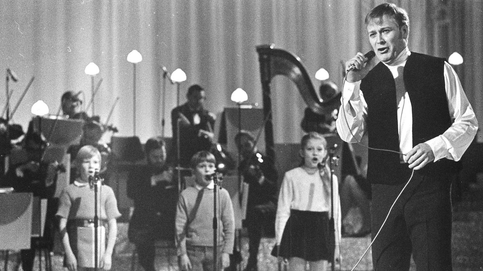 Jan Malmsjö i Melodifestivalen 1969.