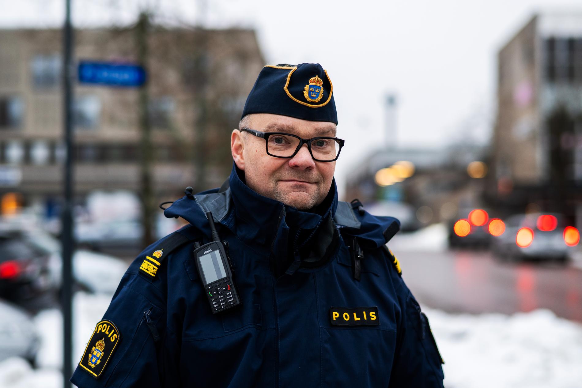 Petter Sandstedt är polis i Oskarshamn.