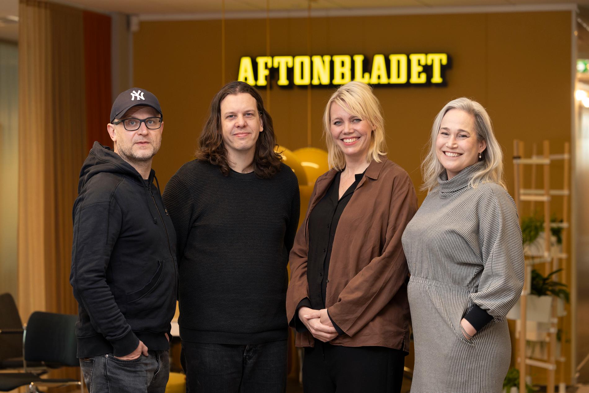 Daniel Kozlowski, Johan Ekman, Titti Jersler och Sofia Boström har ingått i teamet som utvecklat årets upplaga av Aftonbladets valkompass, tillsammans med experterna på SOM-institutet vid Göteborgs universitet.