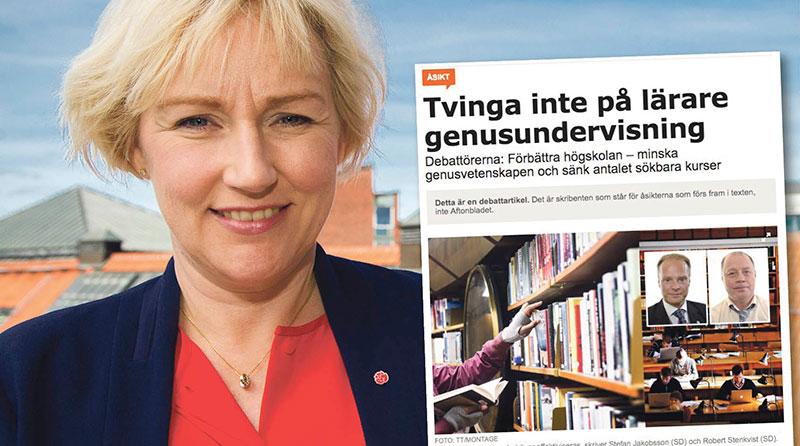 Här står skiljelinjen mellan Socialdemokraterna och Sverigedemokraternas högskolepolitik, skriver Helene Hellmark Knutsson.
