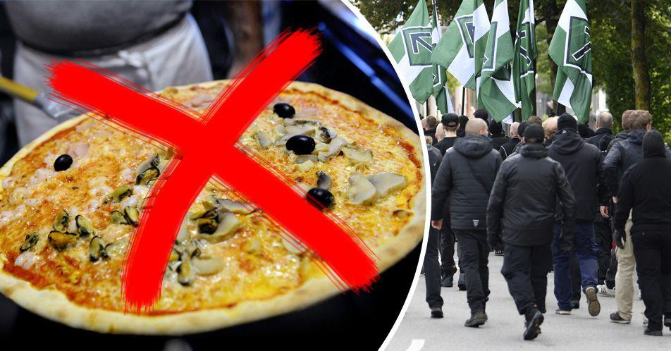Pizzerian införde nolltolerans mot nazister. Nu har en anställd hittats misshandlad. 