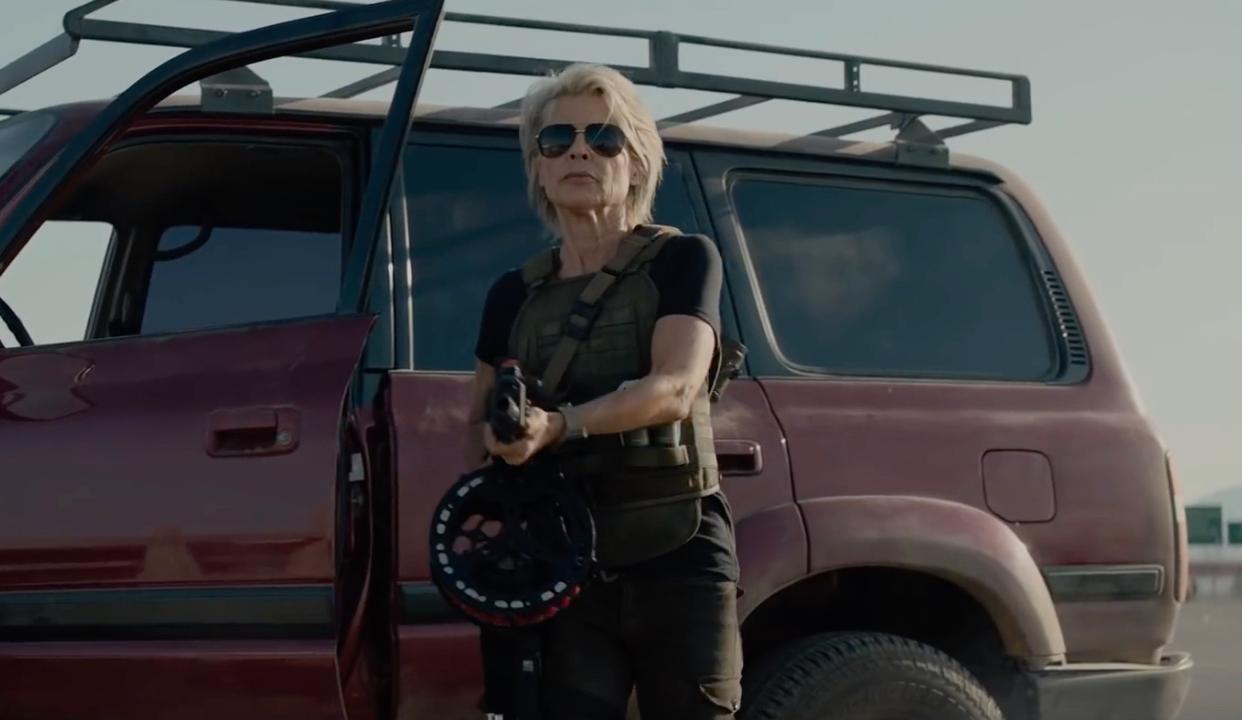 Linda Hamilton i ”Terminator: Dark fate”.