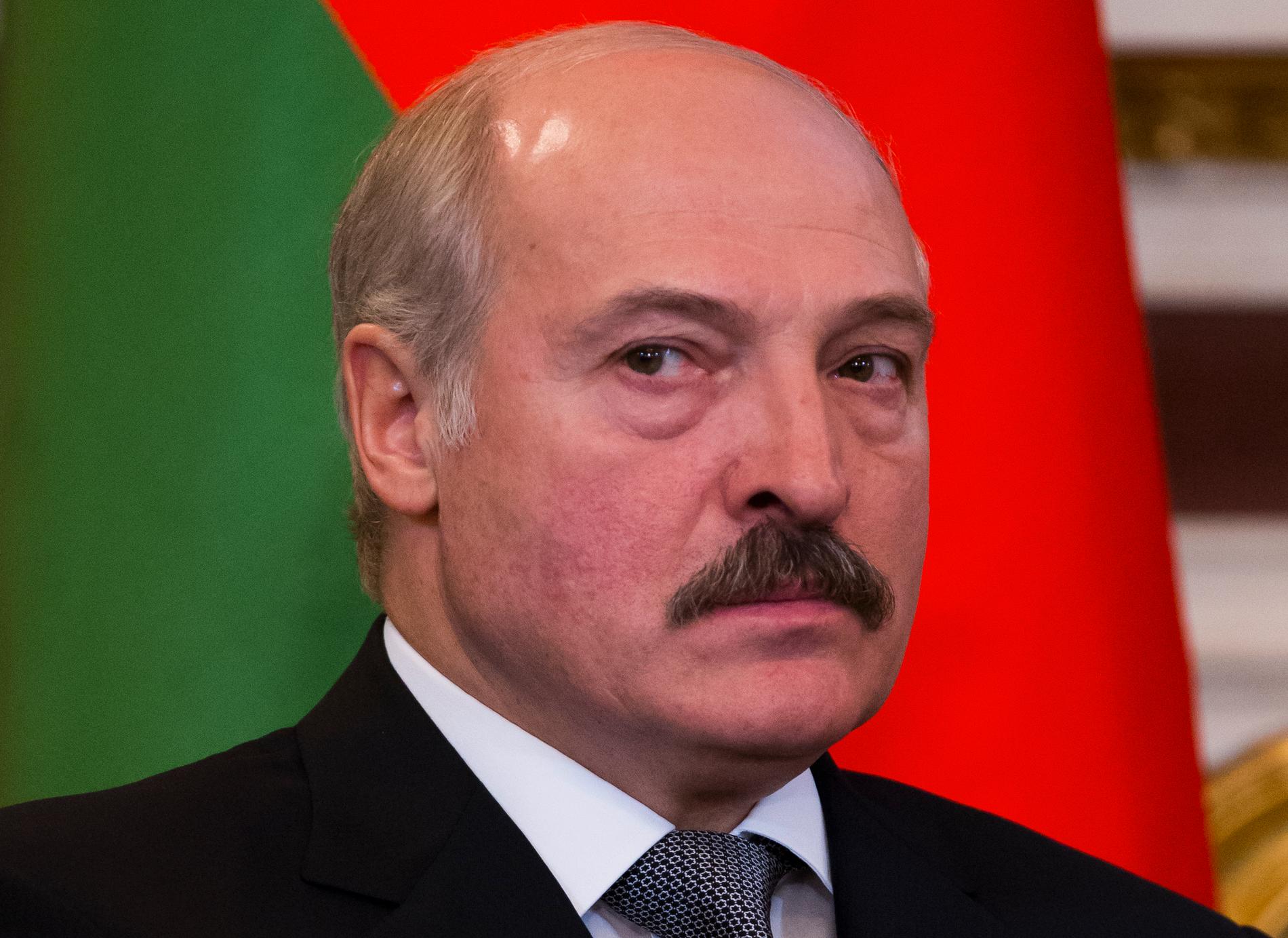 Diktatorn Lukasjenko.