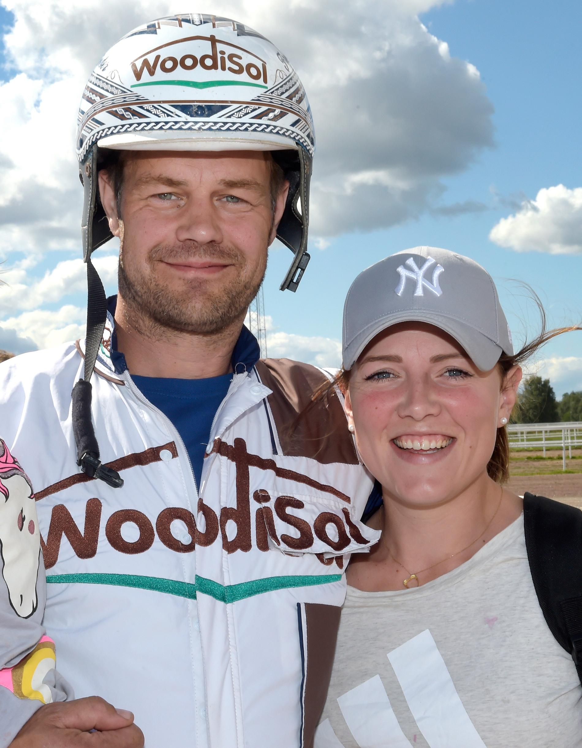 Fredrik Linder och Magdalena Eriksson.