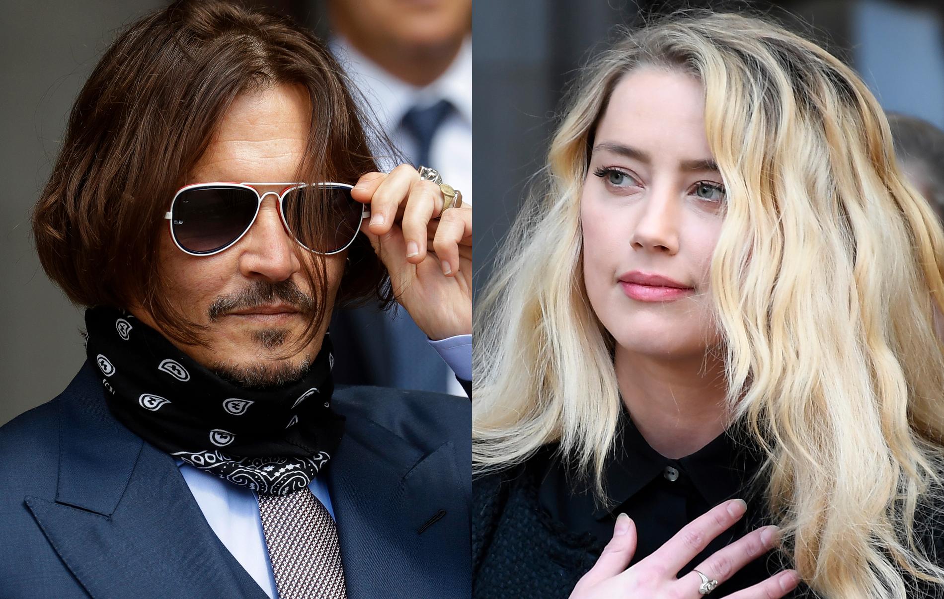 Johnny Depp och Amber Heard möts återigen i rätten. Arkivbild.