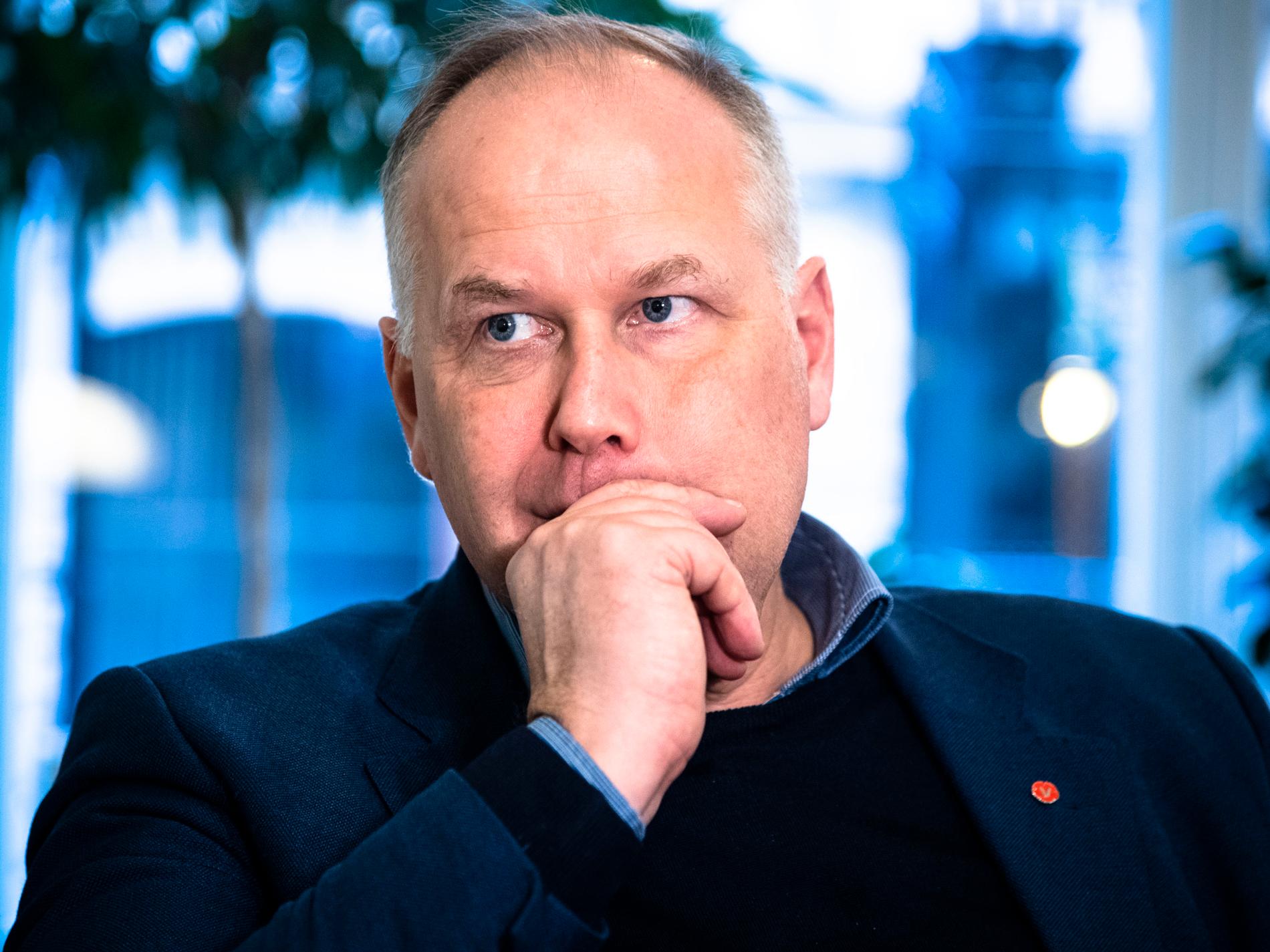 Jonas Sjöstedt, Vänsterpartiets partiledare.