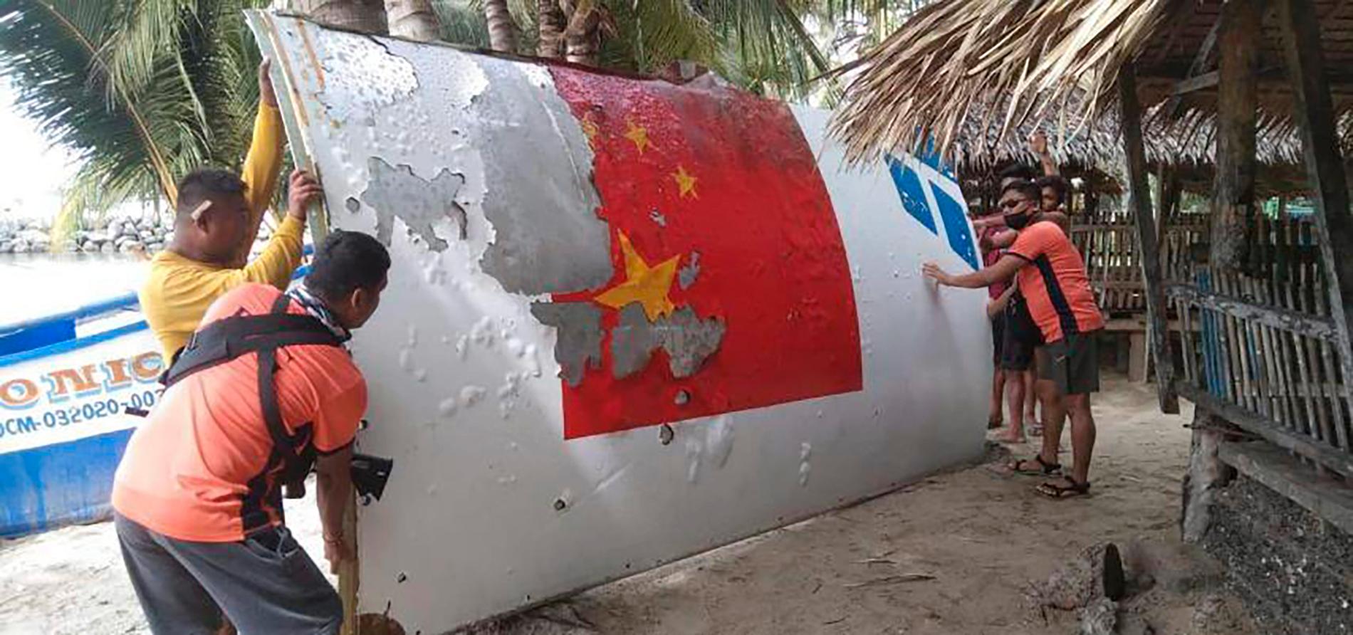 I Filipinerna kraschade kinesiskt rymdskrot så sent som i augusti i år.