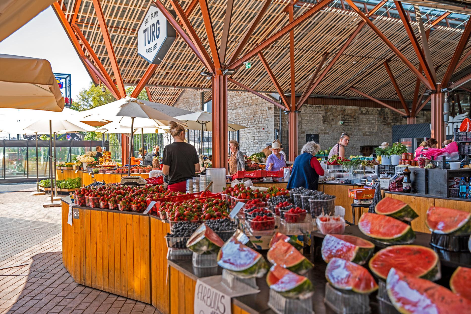 Marknad i Kalamaja. 