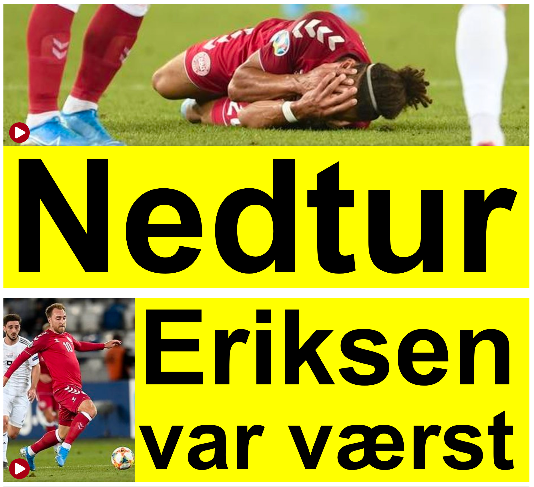Danska Ekstrabladets hemsida. 