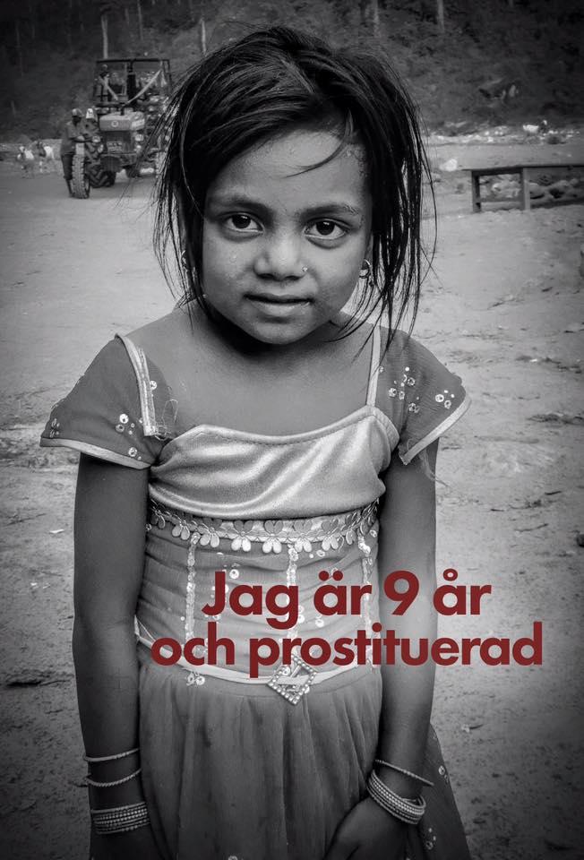 Falsk marknadsföring från Jonatan Alfvén på Love and hope. Flickan har aldrig varit prostituerad.