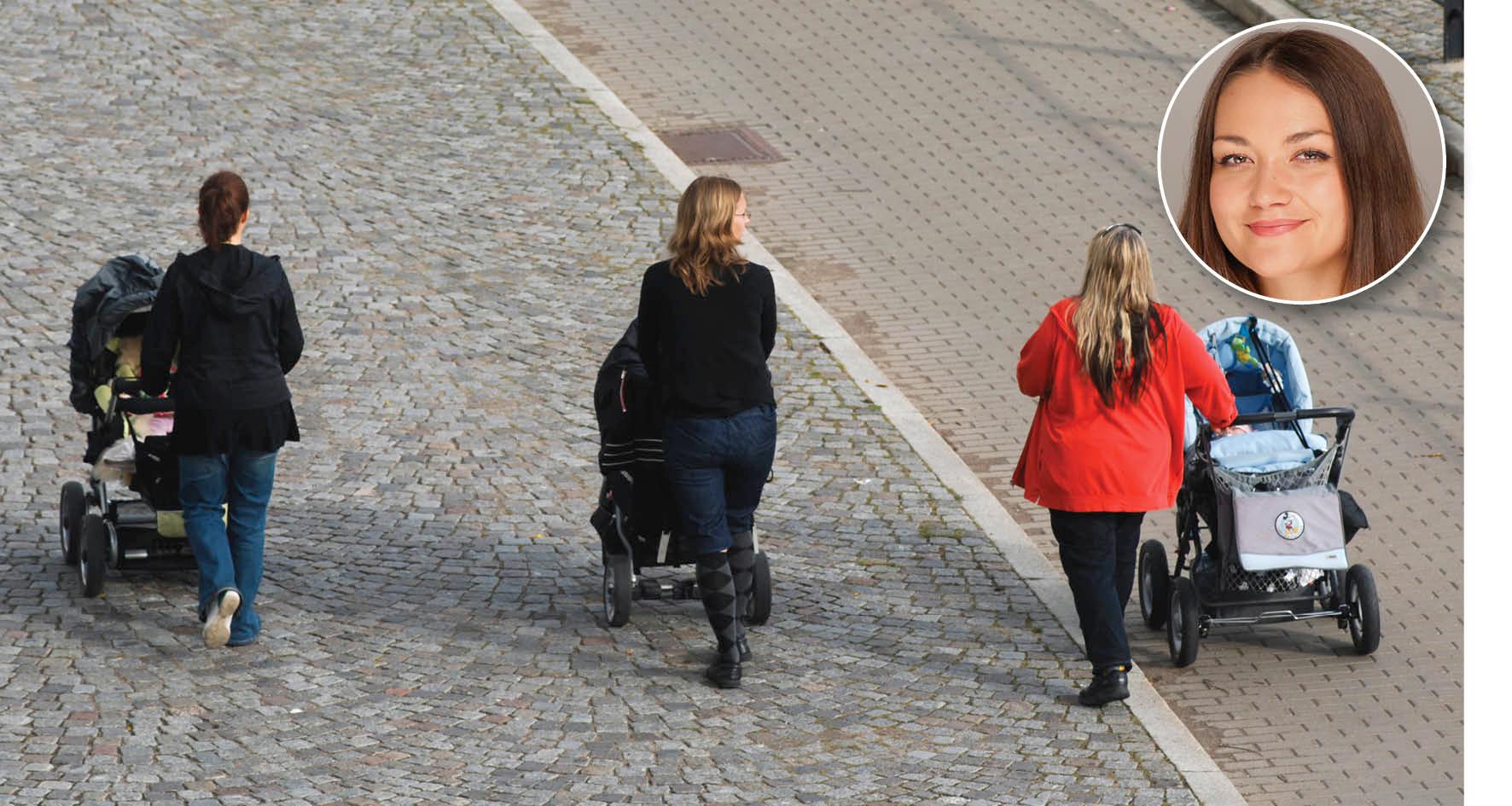Medan barnvagnsmaffian organiserar sig för kvinnokampen på restauranger i Stockholms innerstad leder barnpolitiken låginkomstagare allt längre från köttgrytan, skriver Siri Steijer.