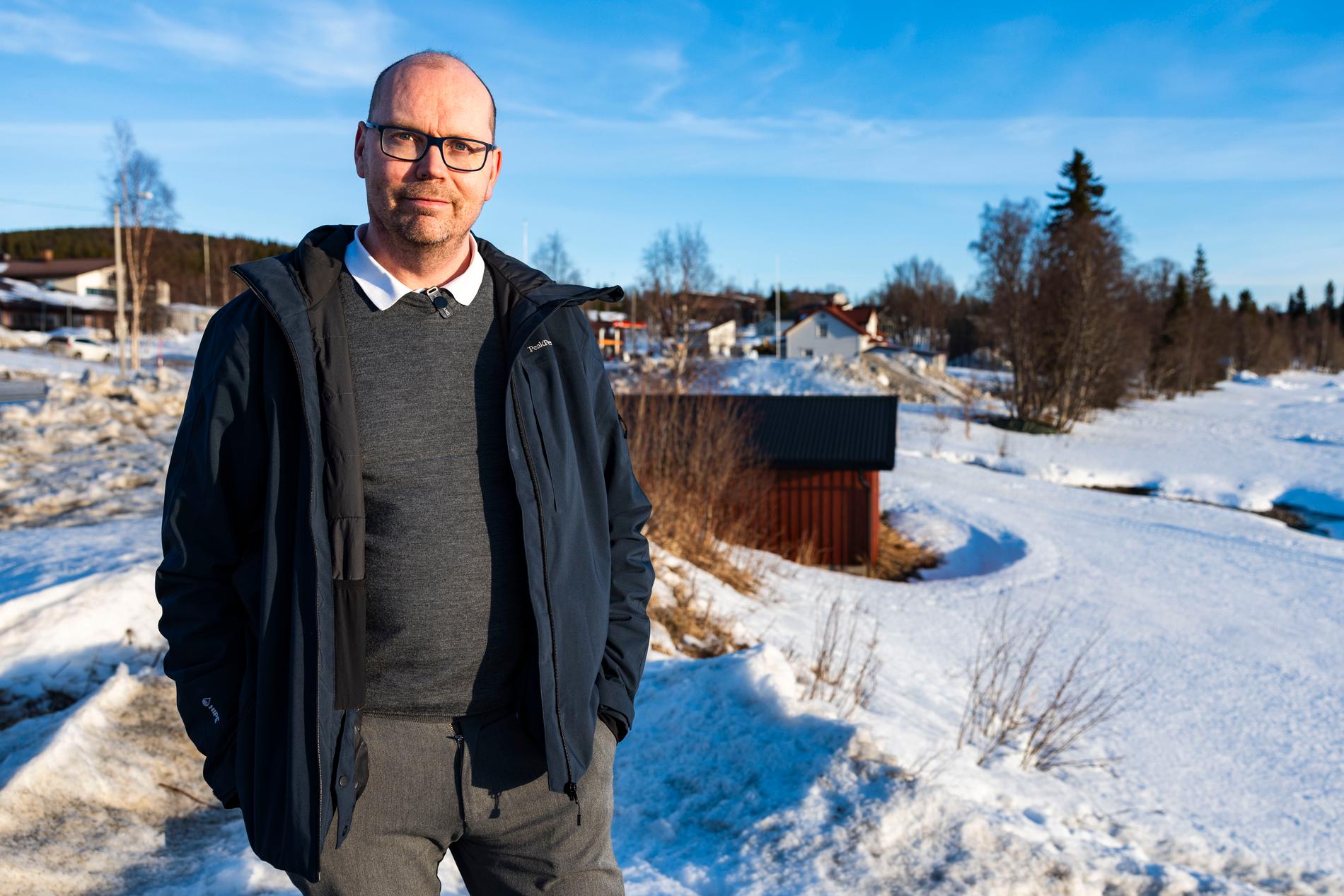 Patrik Lundgren är kommundirektör i Lierne men är född i Sverige.