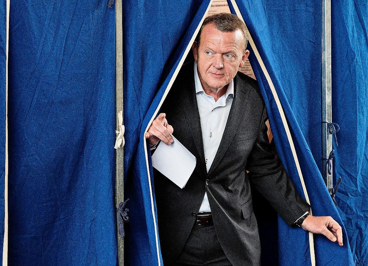 Danska Venstres partiledare Lars Løkke Rasmussen.