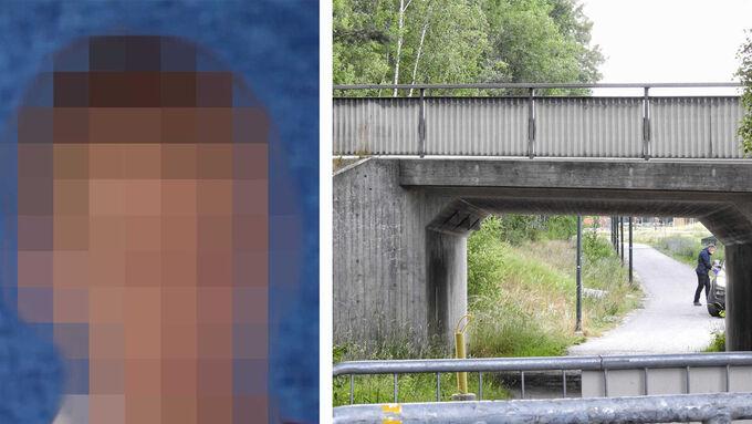 I en gångtunnel i Täby överfall mannen en kvinna i juni 2020