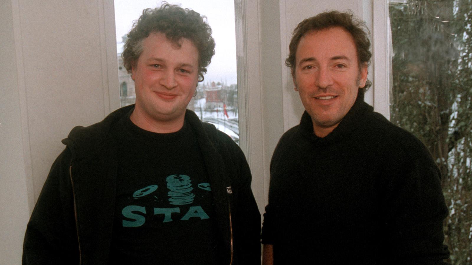 Nöjesbladets Per Bjurman träffar Bruce Springsteen i Stockholm 1998.