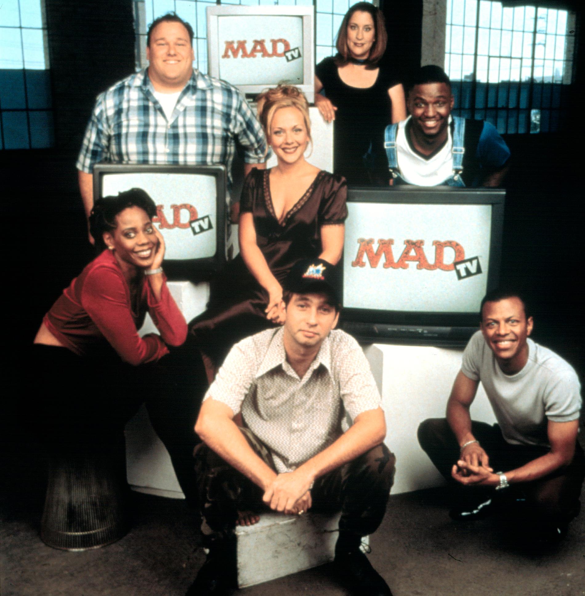 ”MAD TV” från 1995 med Aries Spears i översta raden, längst till höger.