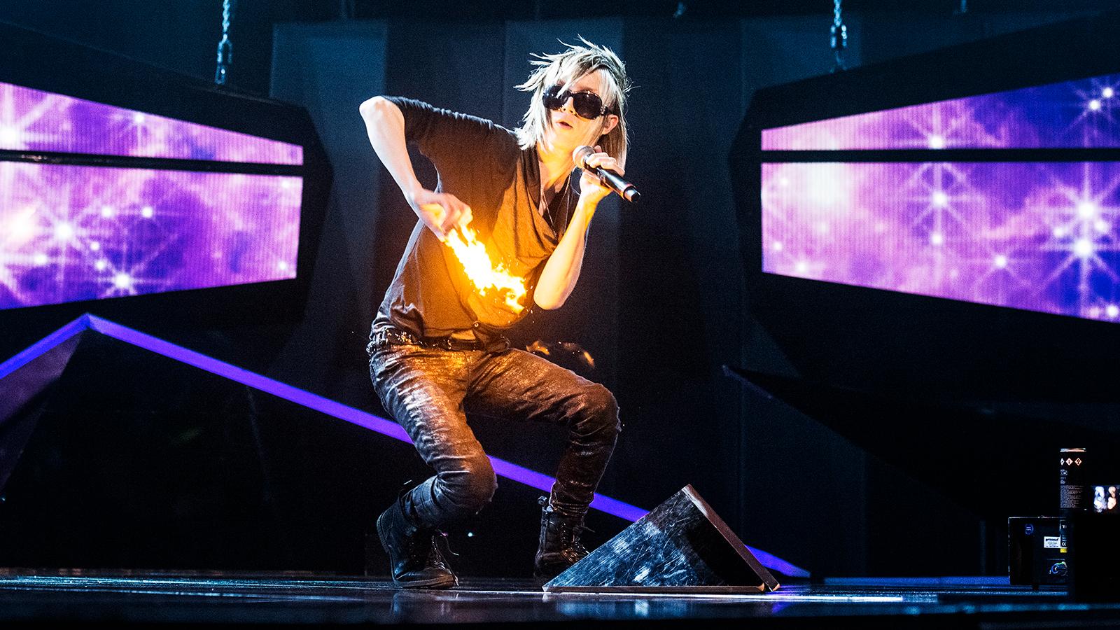 Yohio i Melodifestivalen 2014.