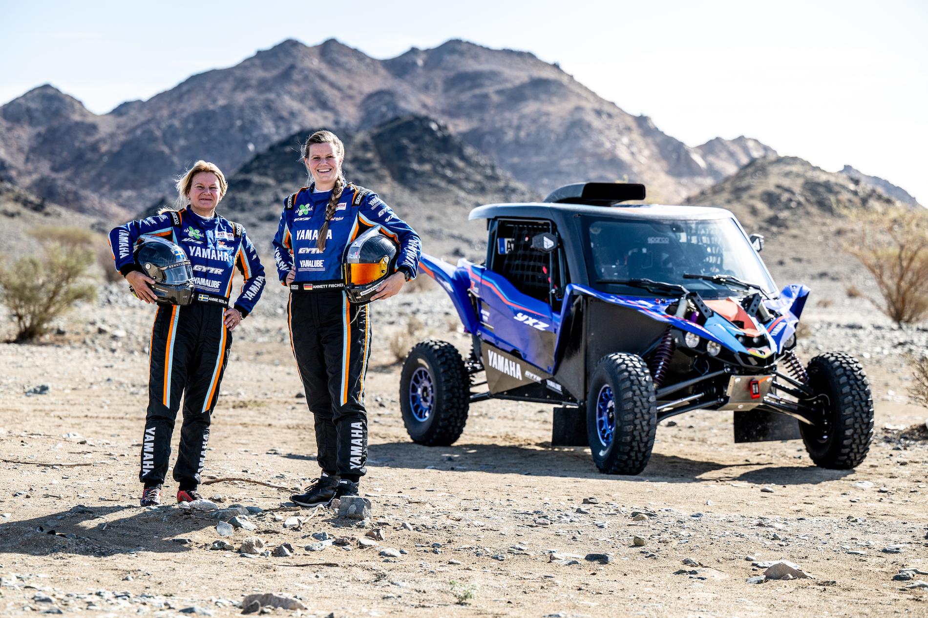 Även Annie Seel kör Rally Dakar. Det är hennes tionde start. 