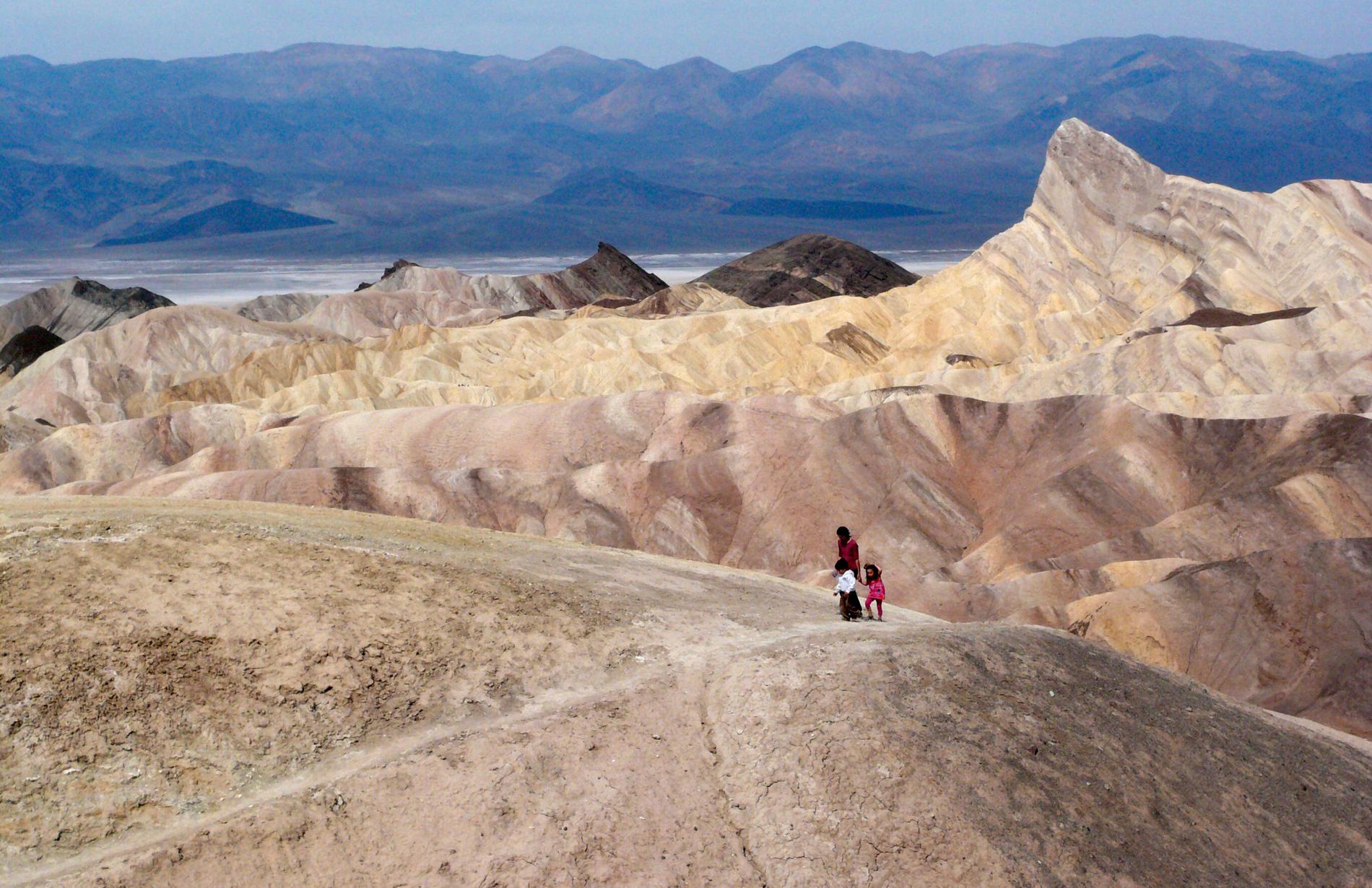 Nationalparken Death Valley i Kalifornien. Arkivbild.